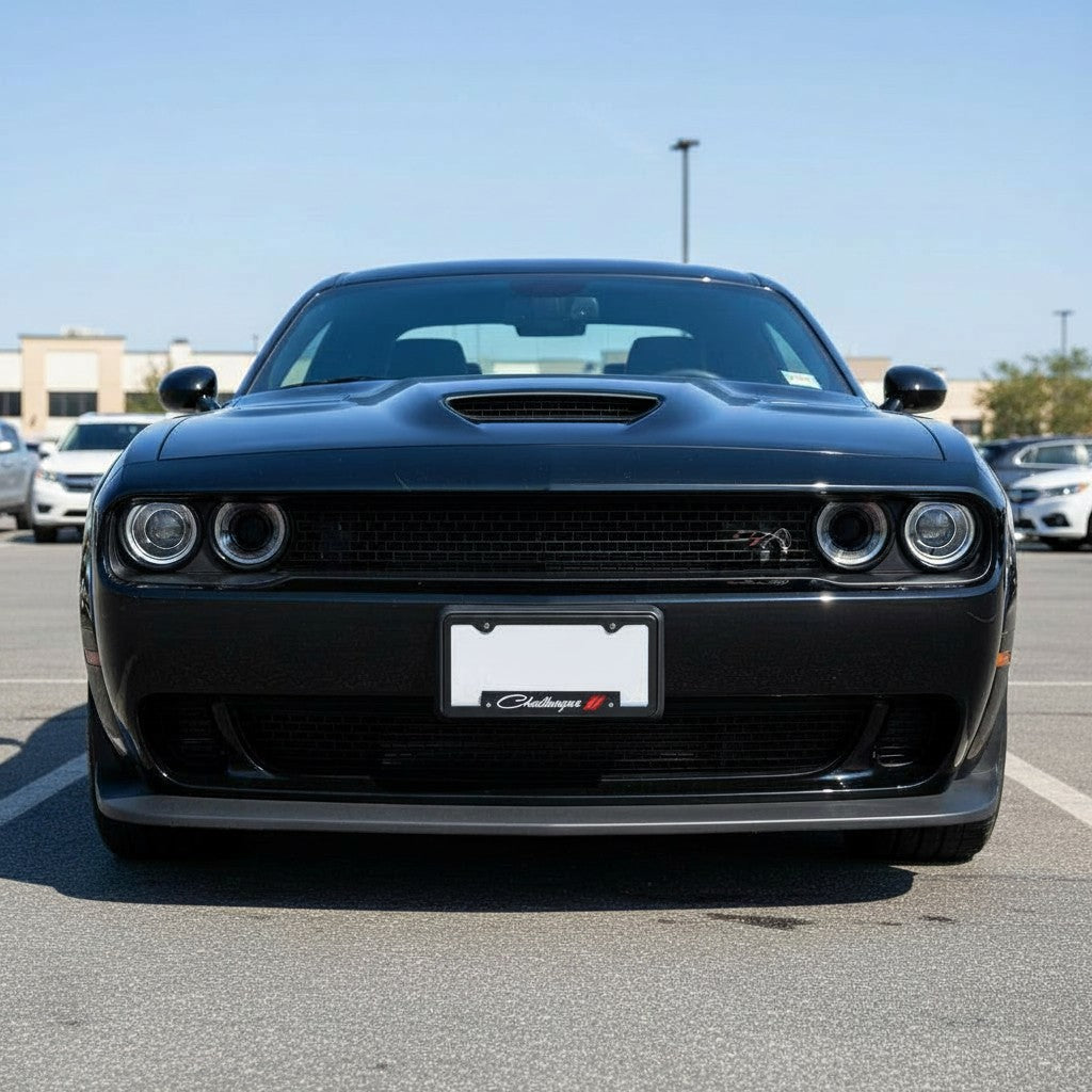License Plate Frame - Challenger Script