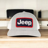Hat - Jeep Patch Hat - Heather Grey/White