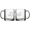 Mug - Detroit Script - Paris of the Midwest Glass - Detroit Shirt CompanyDetroit Shirt CompanyDrinkware (Accessories)