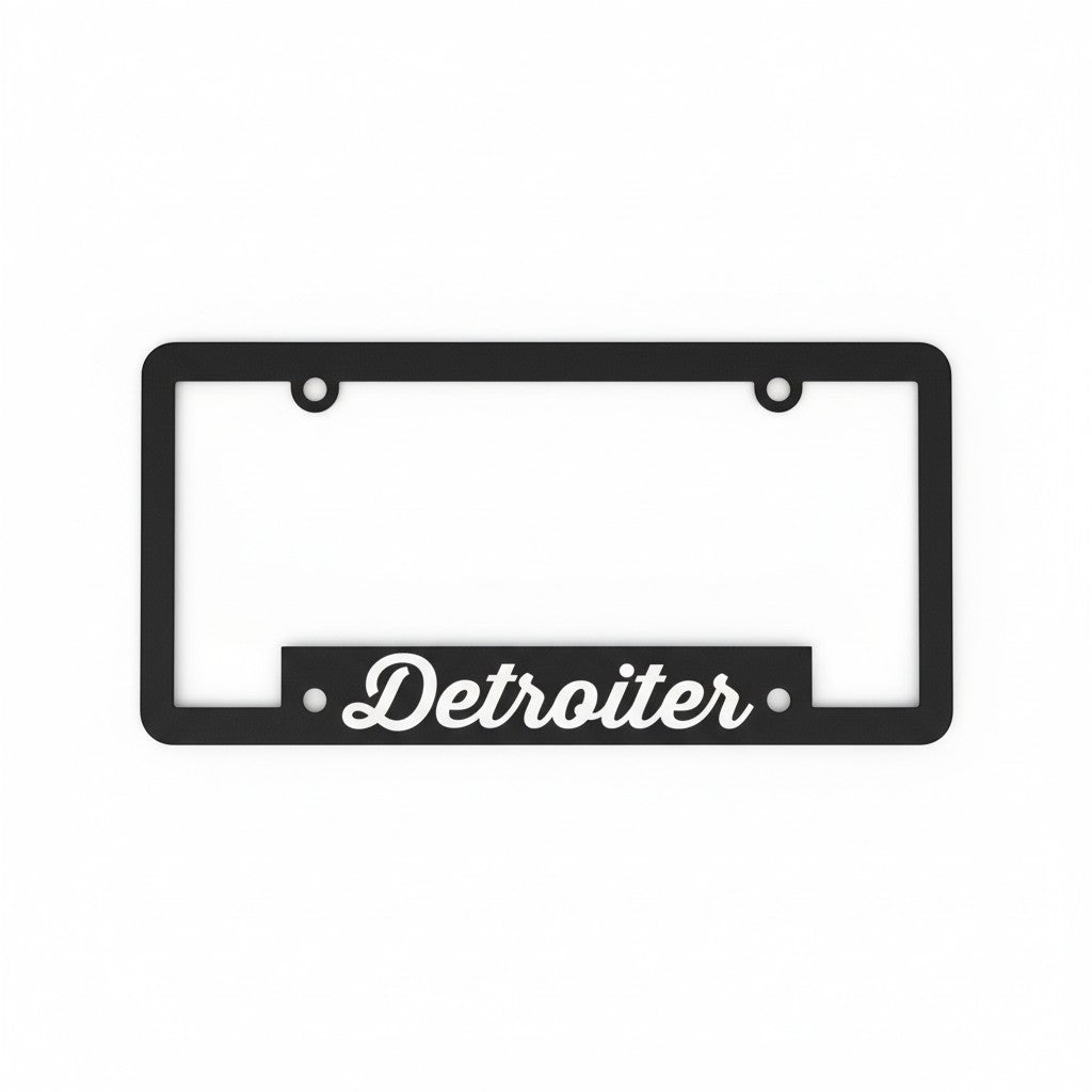 License Plate Frame - Detroiter