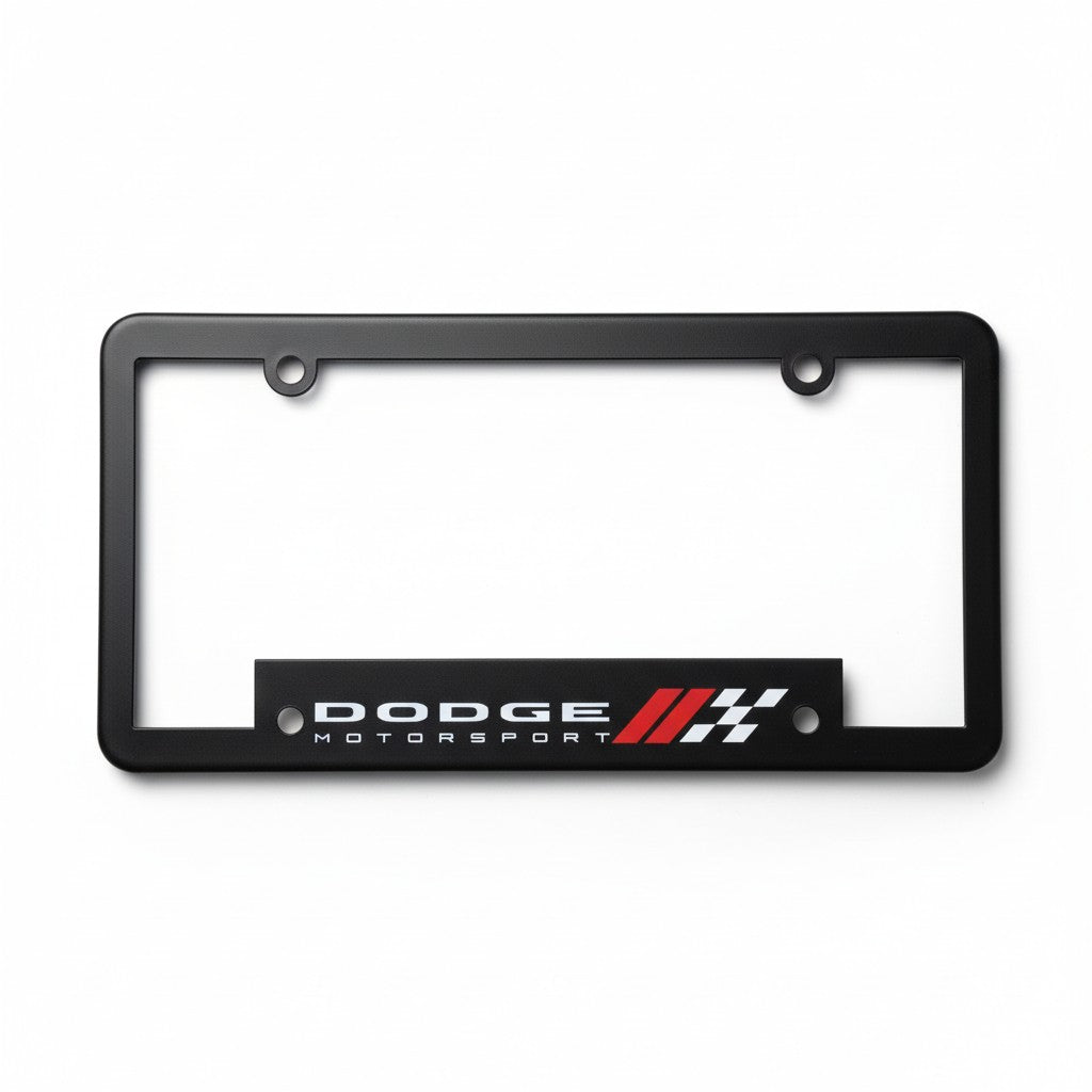 License Plate Frame - Dodge Motor Sport