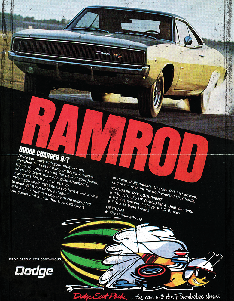 Metal Sign - Dodge Charger R/T Ramrod
