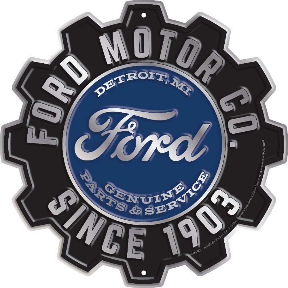 ford gear Metal Sign