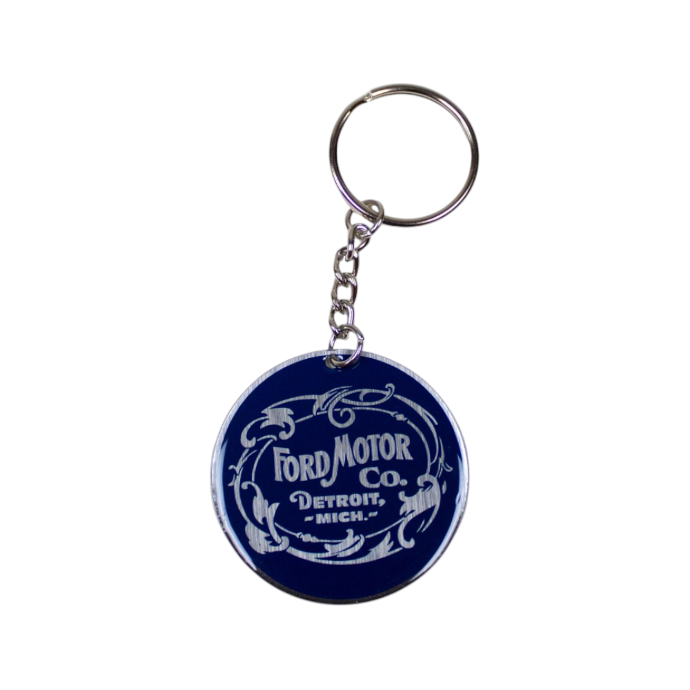 Keychain - Ford 1903 - Round Metal