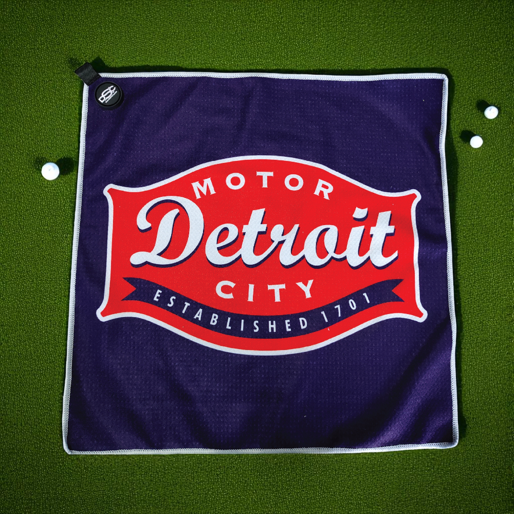 Golf Towel - Detroit Buckle