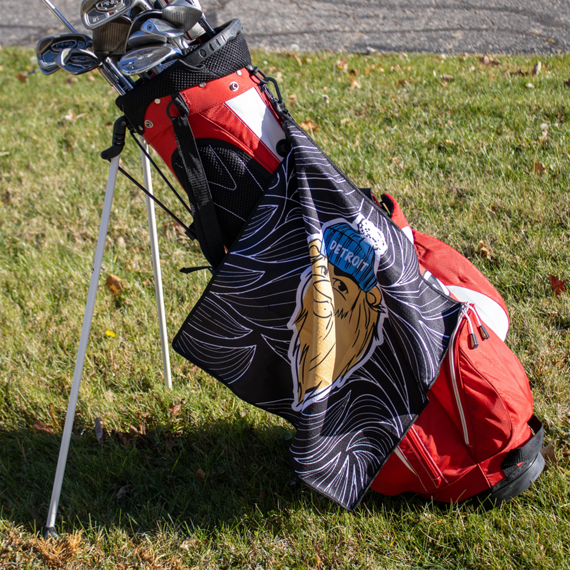 Golf Towel - Detroit King Of The Jungle