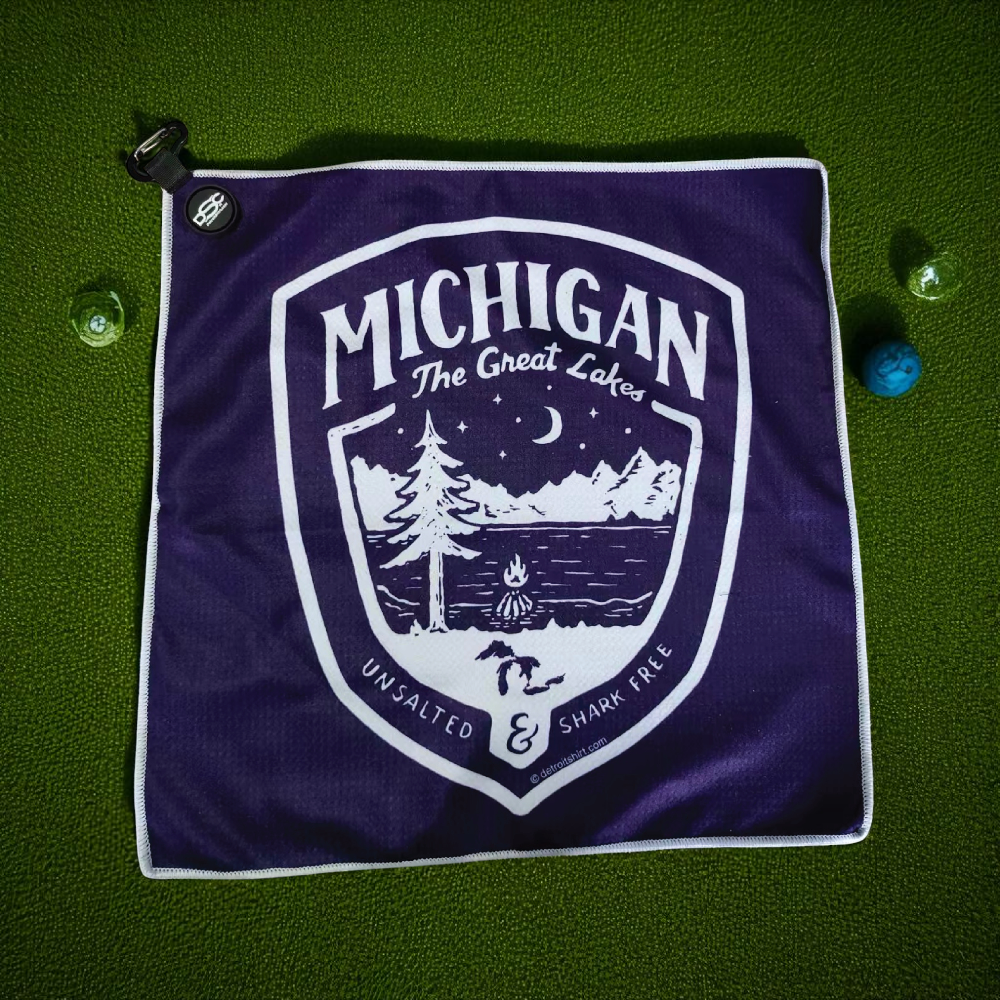 Golf Towel - Michigan Shield