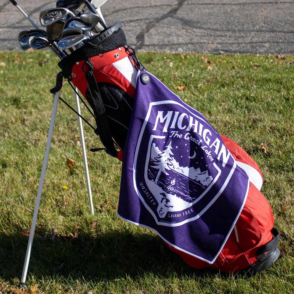 Golf Towel - Michigan Shield