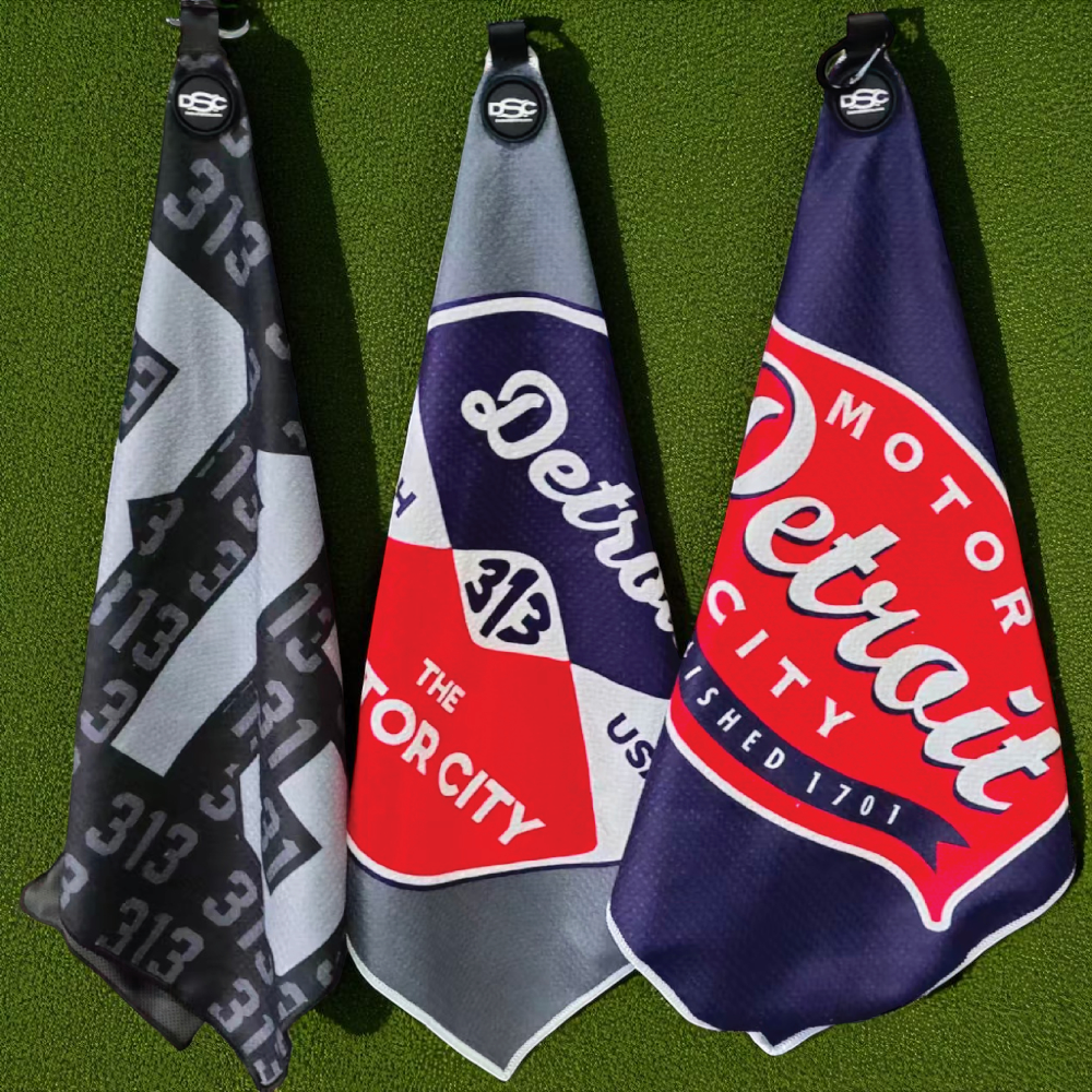 Golf Towel - Detroit Buckle