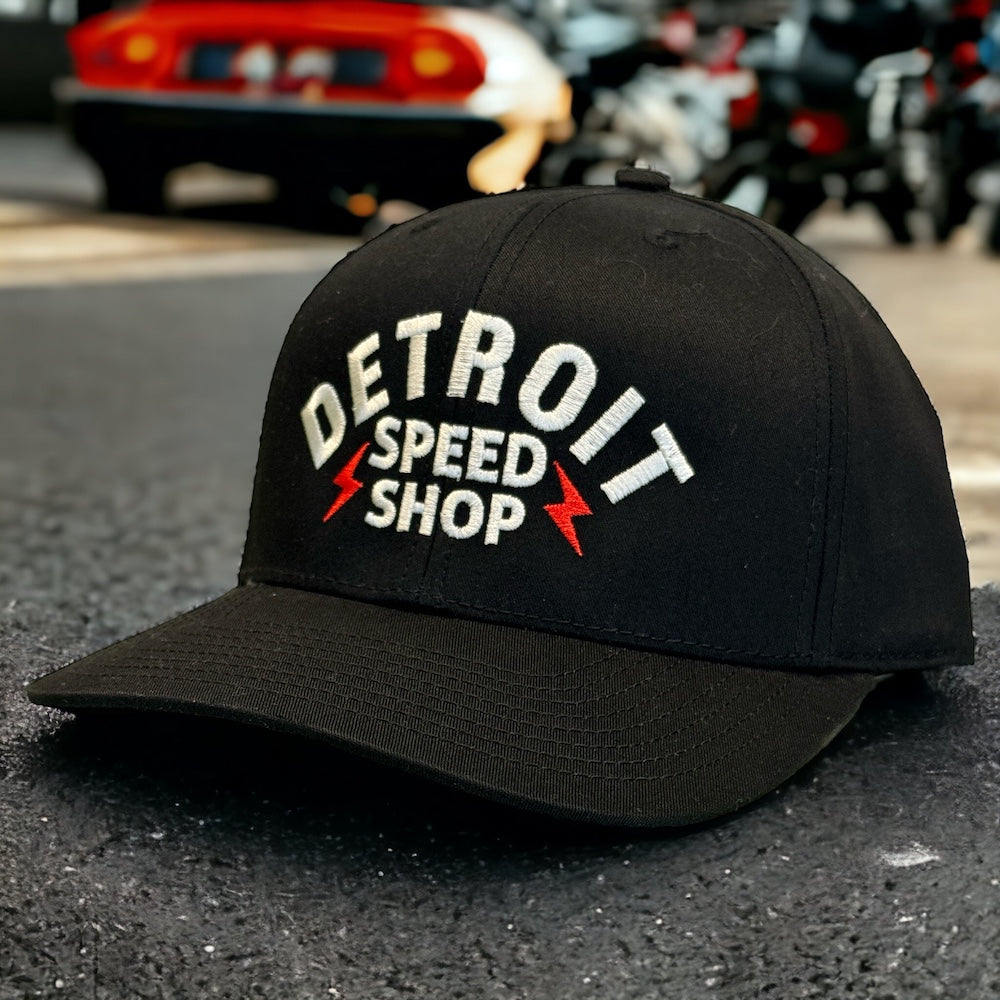 Hat - Detroit Speed Shop Bolt - Black