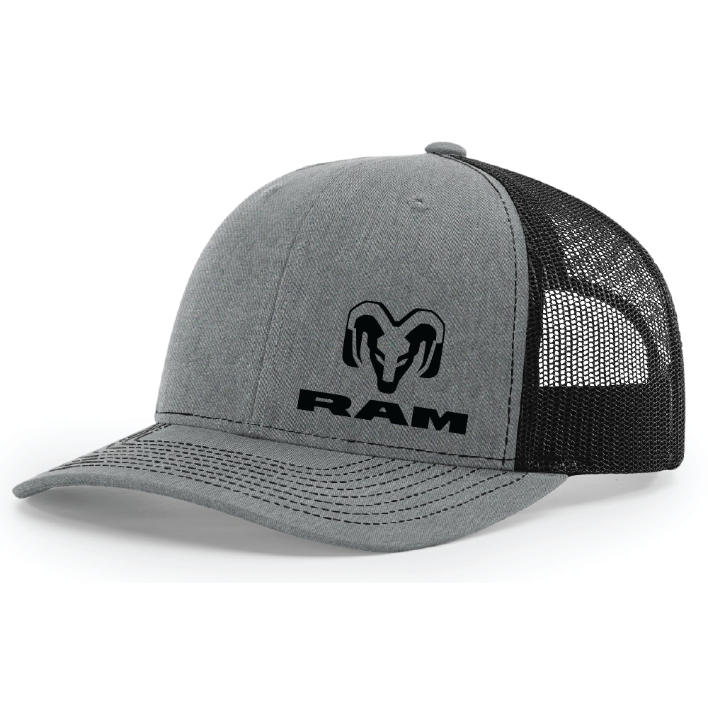Hat - RAM trucks SnapBack Trucker (Heather Grey/Black)