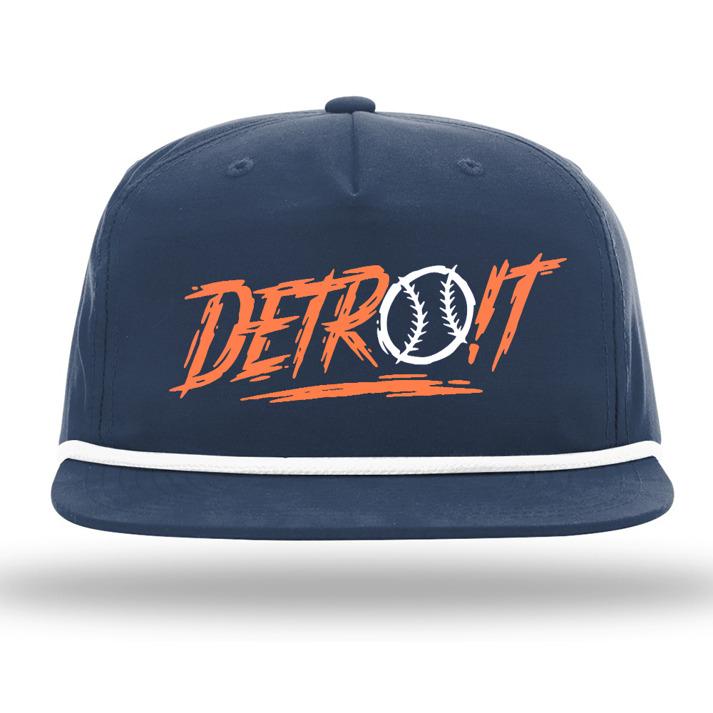 Hat - Detroit Score Baseball - Richardson FLAT BILL