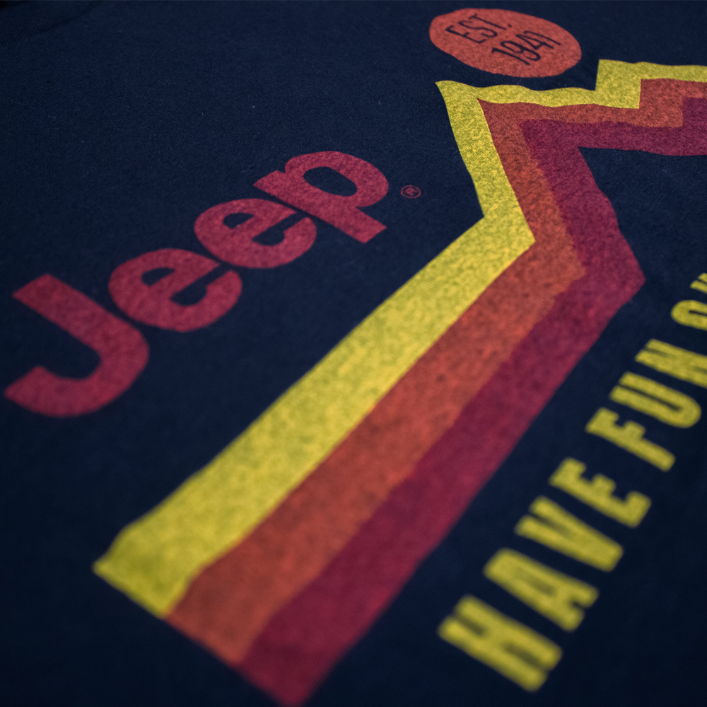 Mens Jeep® Have Fun Out There Vintage - Black