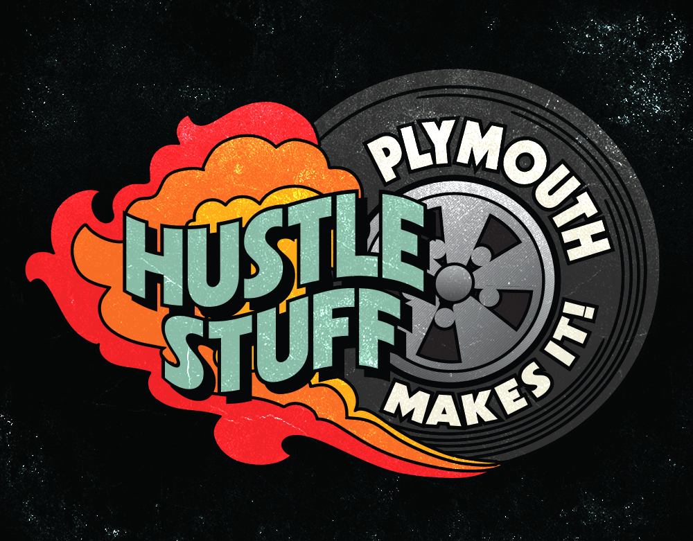 Metal Sign - Plymouth Hustle Stuff Wheel