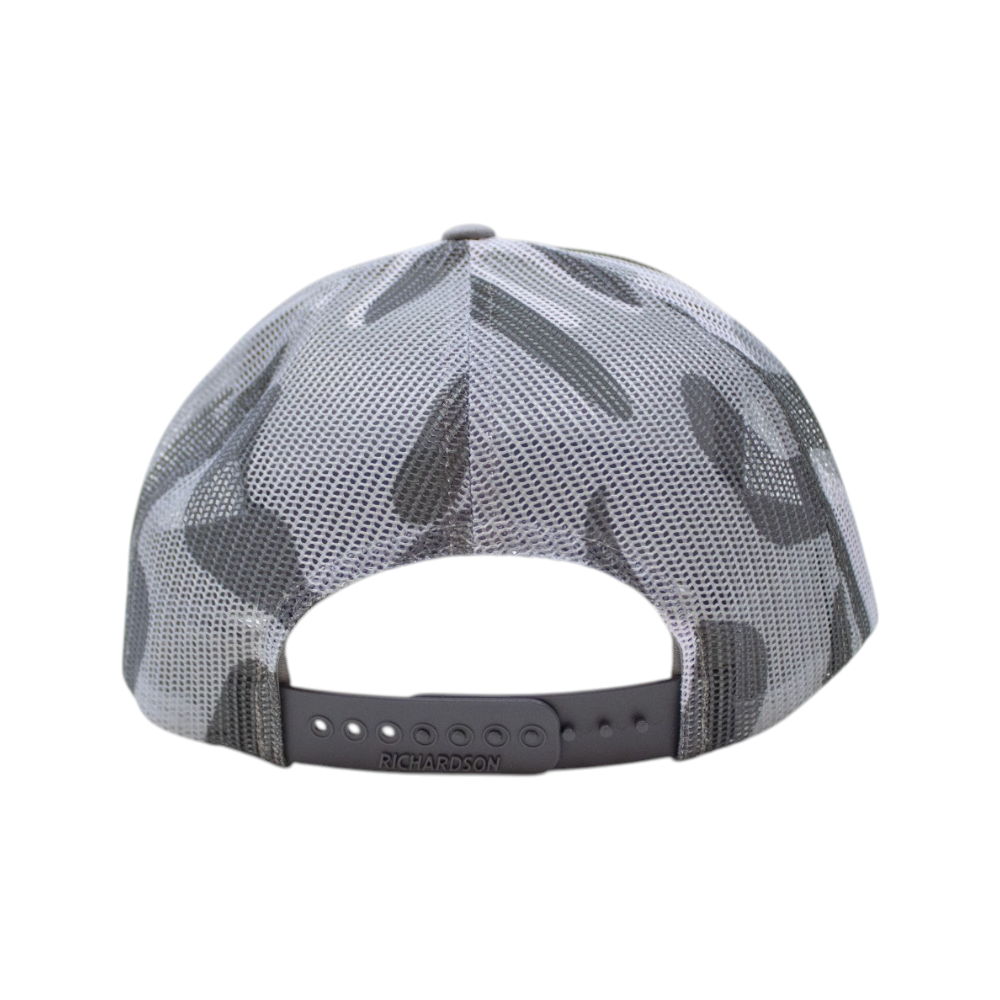 Hat - Jeep Heather Grey and Camo Trucker Patch Hat