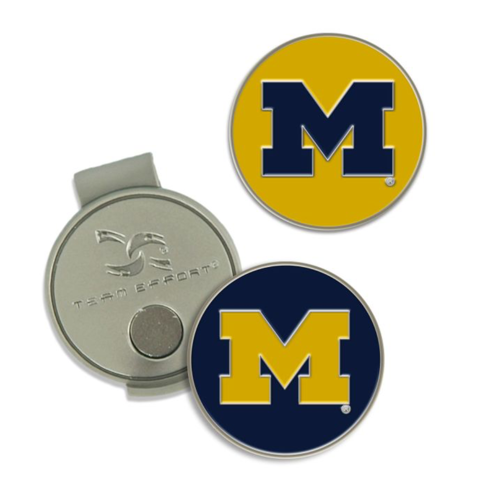 Michigan Wolverine  Golf Hat Clip & Markers