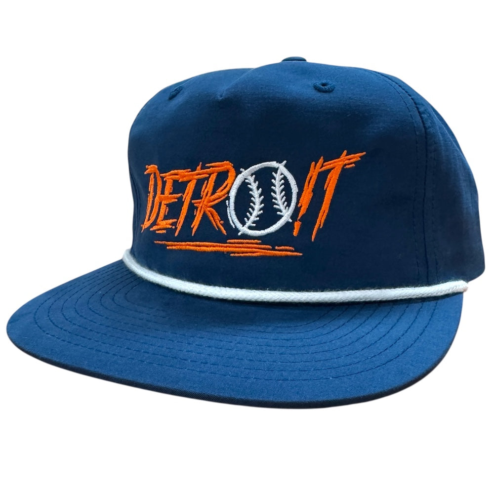 Hat - Detroit Score Baseball - Richardson FLAT BILL