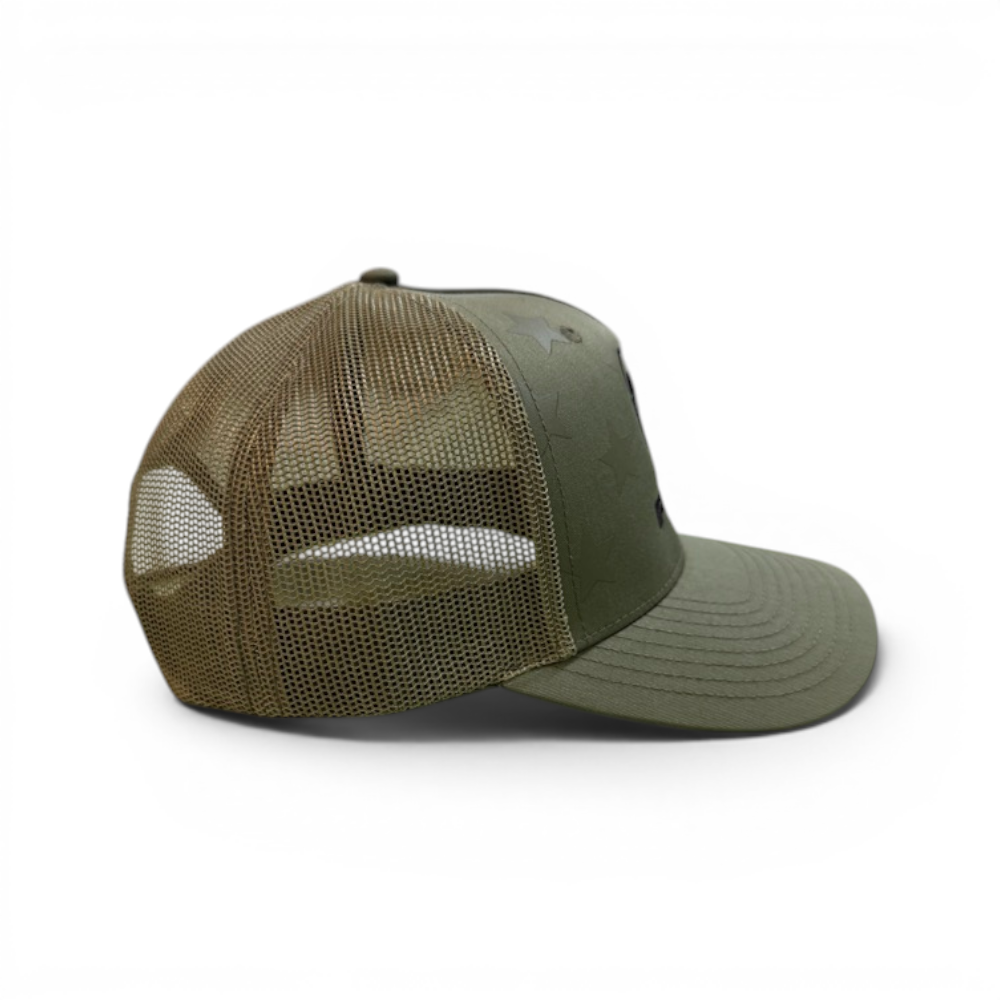 Hat - RAM Stars and Stripes Trucker - Loden