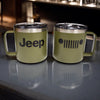 Camper Mug - Jeep Insulated - Green
