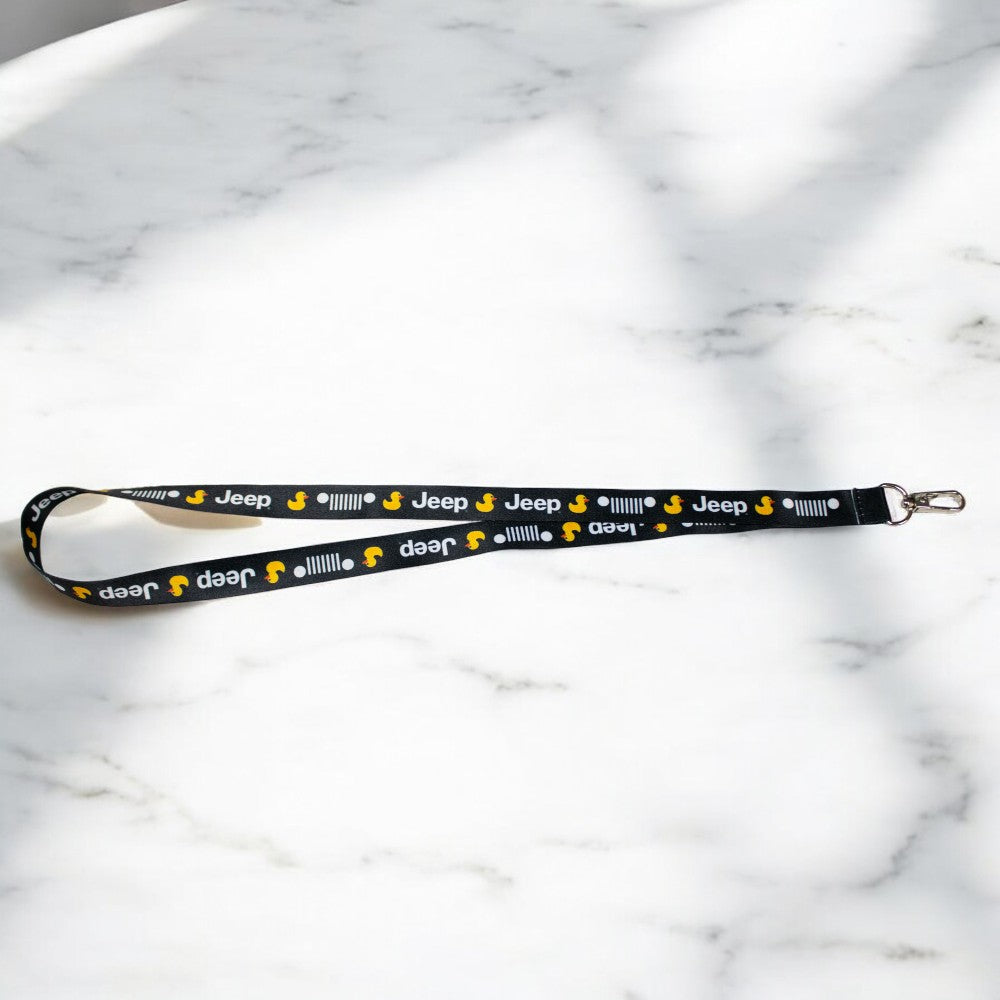 Lanyard - Jeep Duck - Black