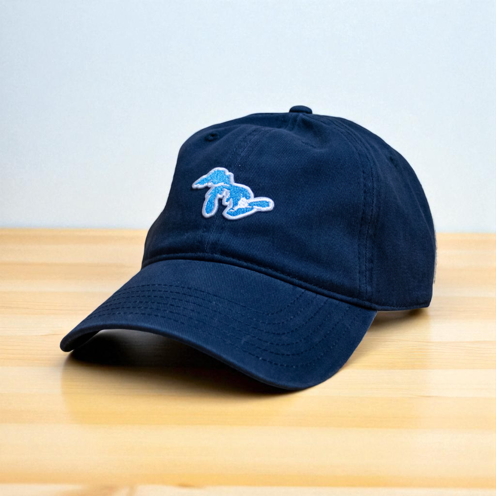 Hat - Michigan Lakes Patch Classic Dad Hat