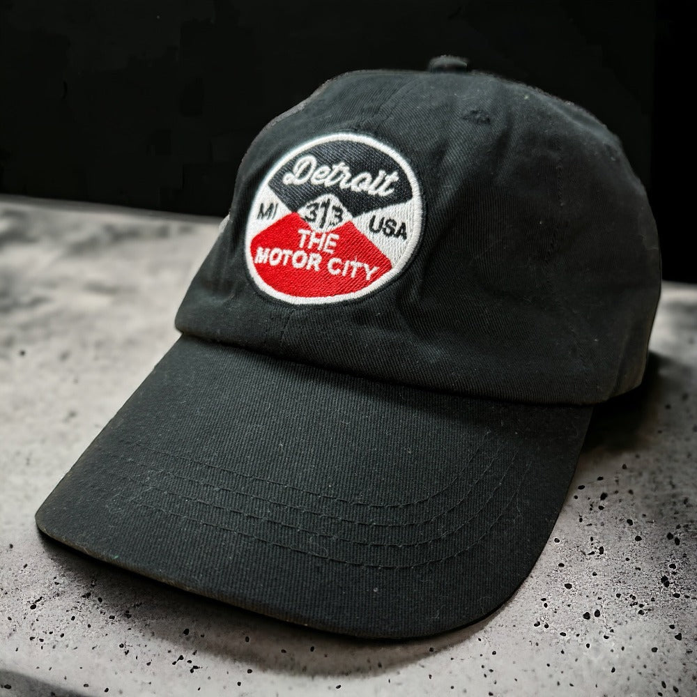 Hat - Black Detroit Reel Unstructured