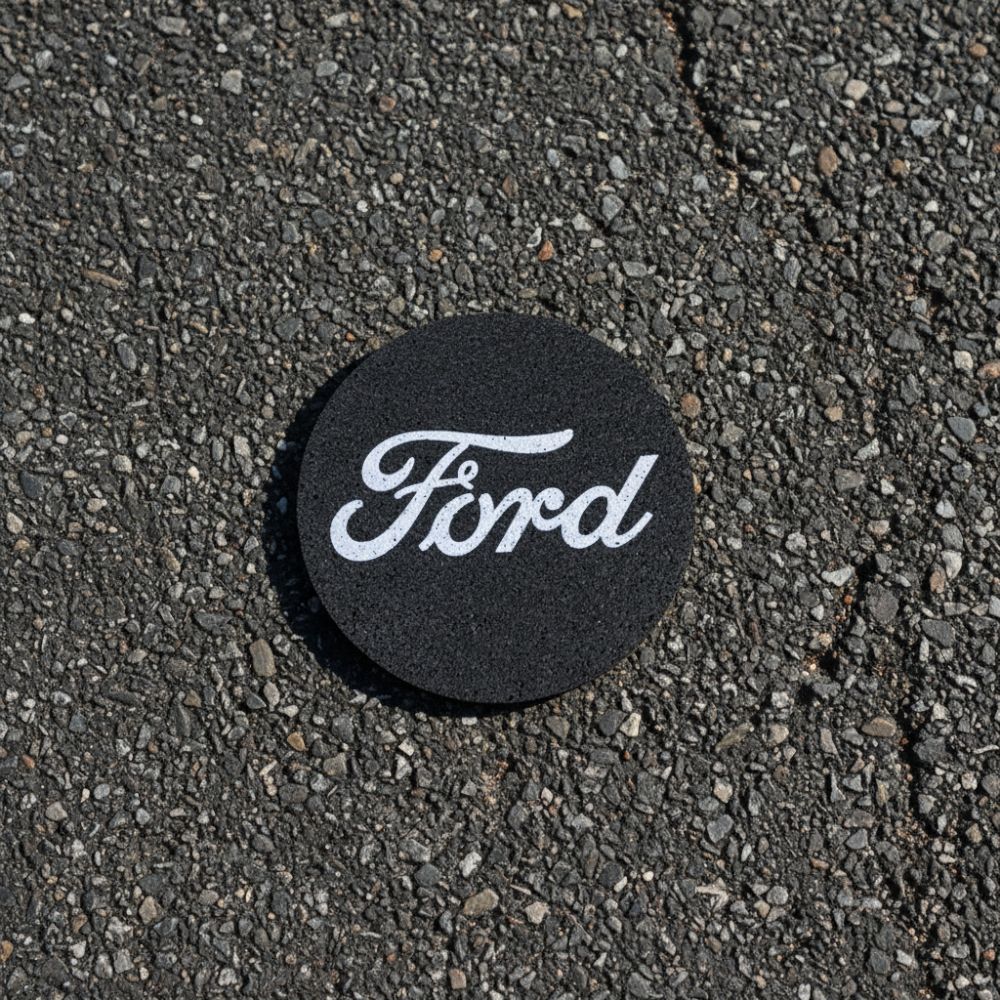Coaster Set - Ford Script
