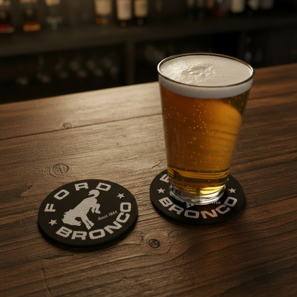 Coaster Set - Ford Bronco Circle