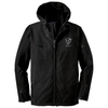 Mens Dodge® Demon Hooded Softshell Jacket - Black