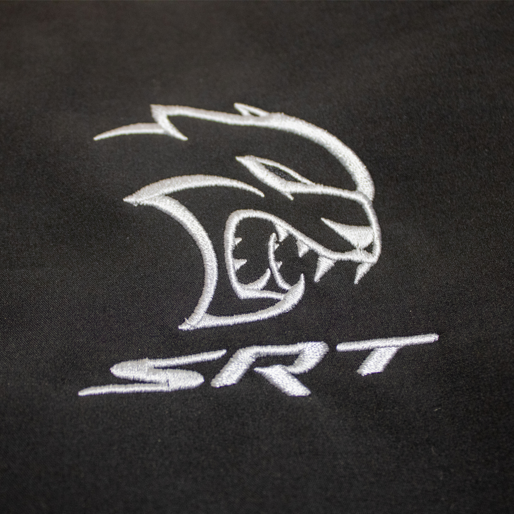 Mens Dodge® Hellcat Hooded Softshell Jacket - Black