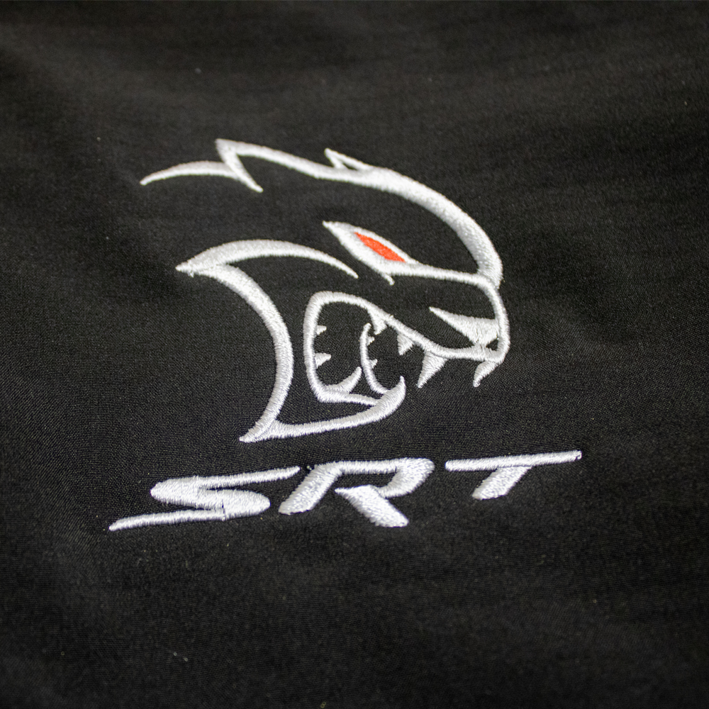 Mens Dodge® Hellcat Redeye Hooded Softshell Jacket - Black