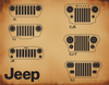 Metal Sign - Jeep Grilles