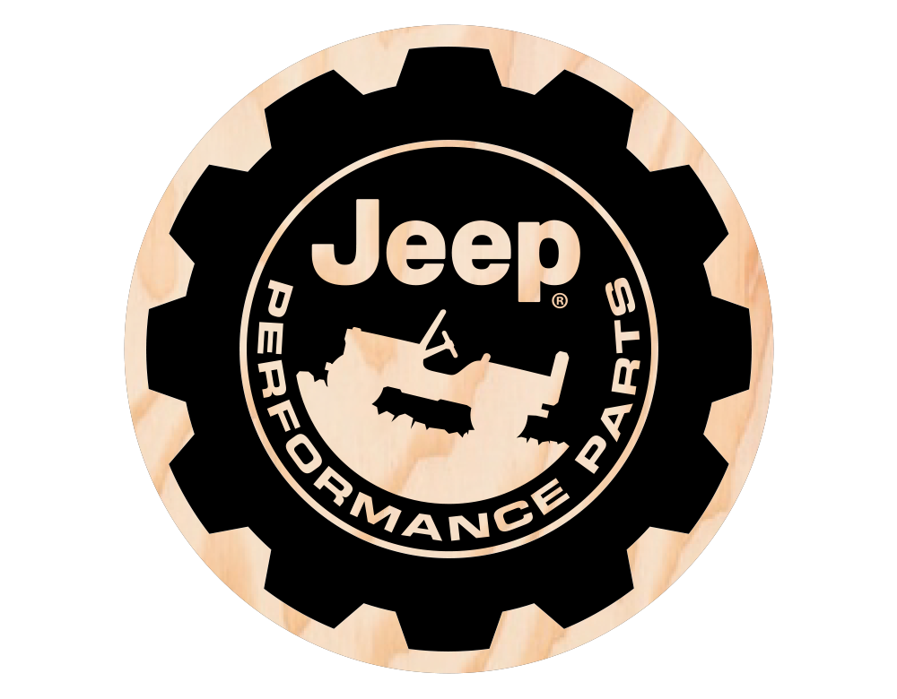 Metal Sign - Jeep Performance - Wood Grain