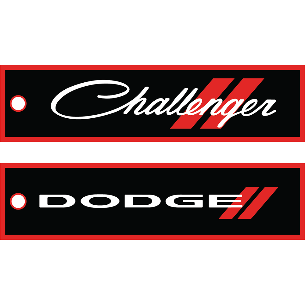 Keychain - Dodge Challenger Script - Pull