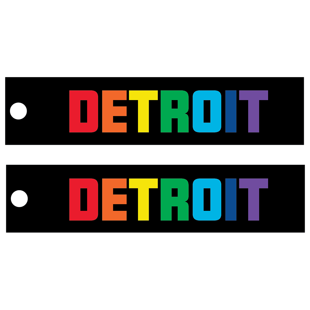 Keychain - Detroit Rainbow - Pull