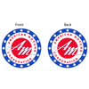 Keychain - American Motors Stars - Round Metal