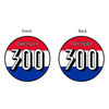 Keychain - Chrysler 300 RWB - Round Metal