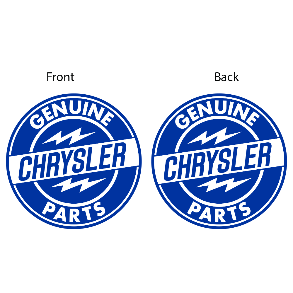 Keychain - Chrysler Genuine Parts - Round Metal