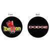 Keychain - Dodge Demon Vintage - Round Metal