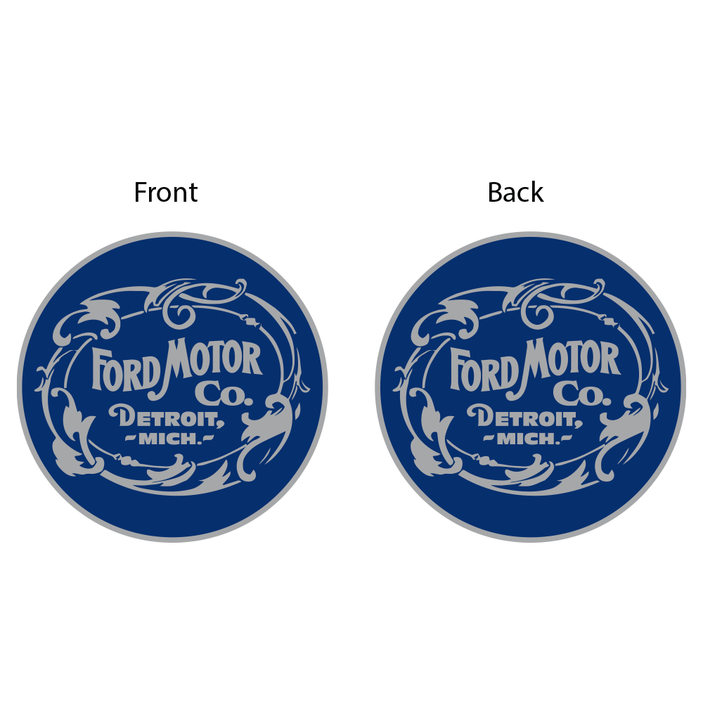 Keychain - Ford 1903 - Round Metal