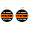 Keychain - HEMI Mopar Garage - Round Metal