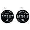 Keychain - Imported From Detroit - Round Metal