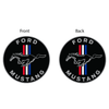 Keychain - Ford Mustang RWB - Round Metal