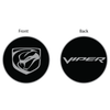 Keychain - Dodge Viper Stryker - Round Metal