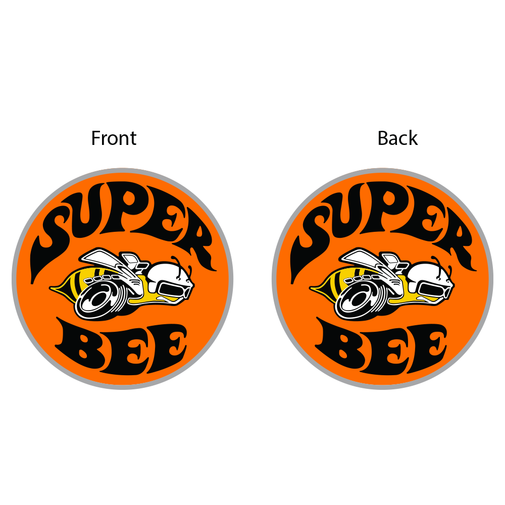 Keychain - Super Bee - Round Metal