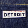 Enamel Pin - If Found Please Return to Detroit