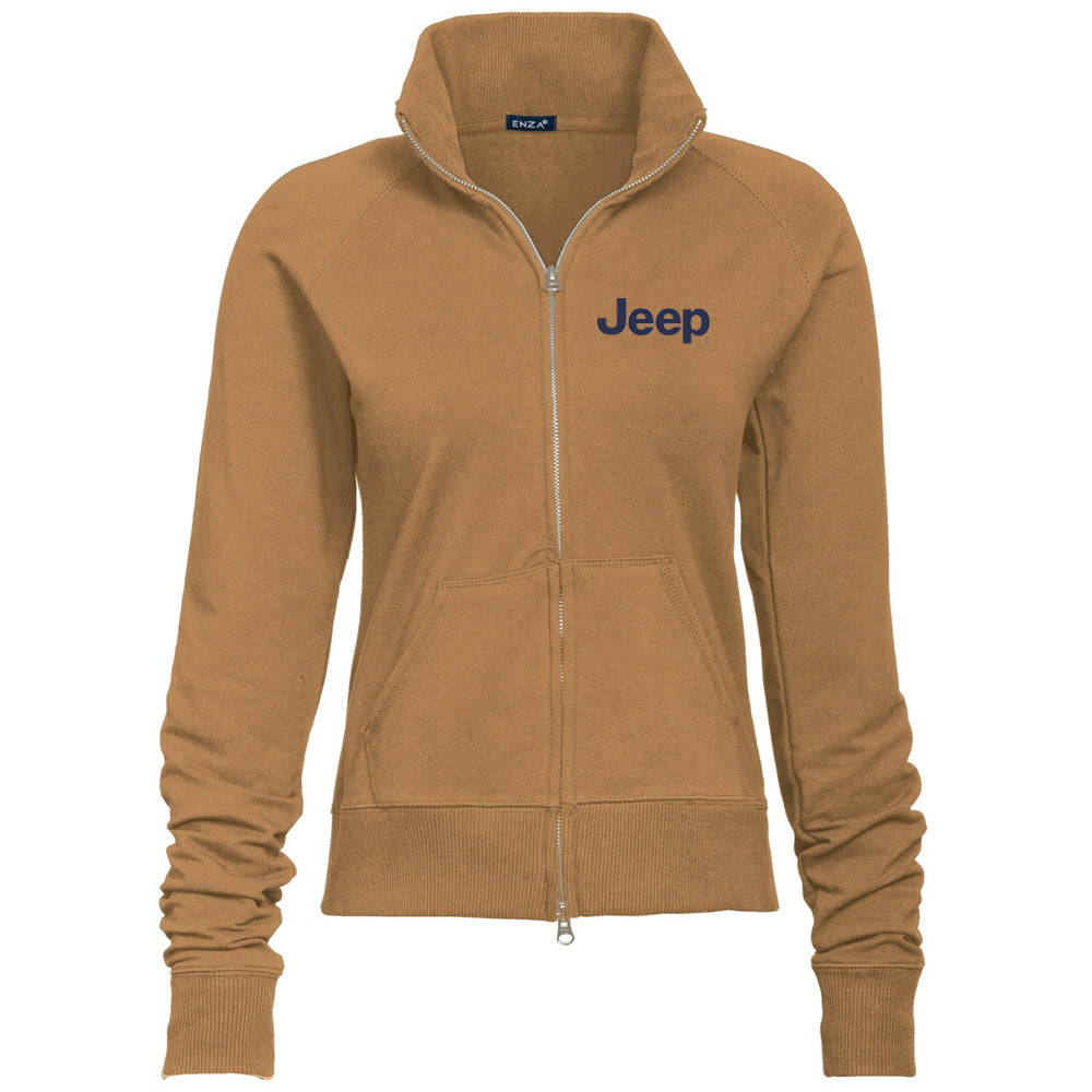 Ladies Jeep® Text Fleece Jacket - Multiple Colors