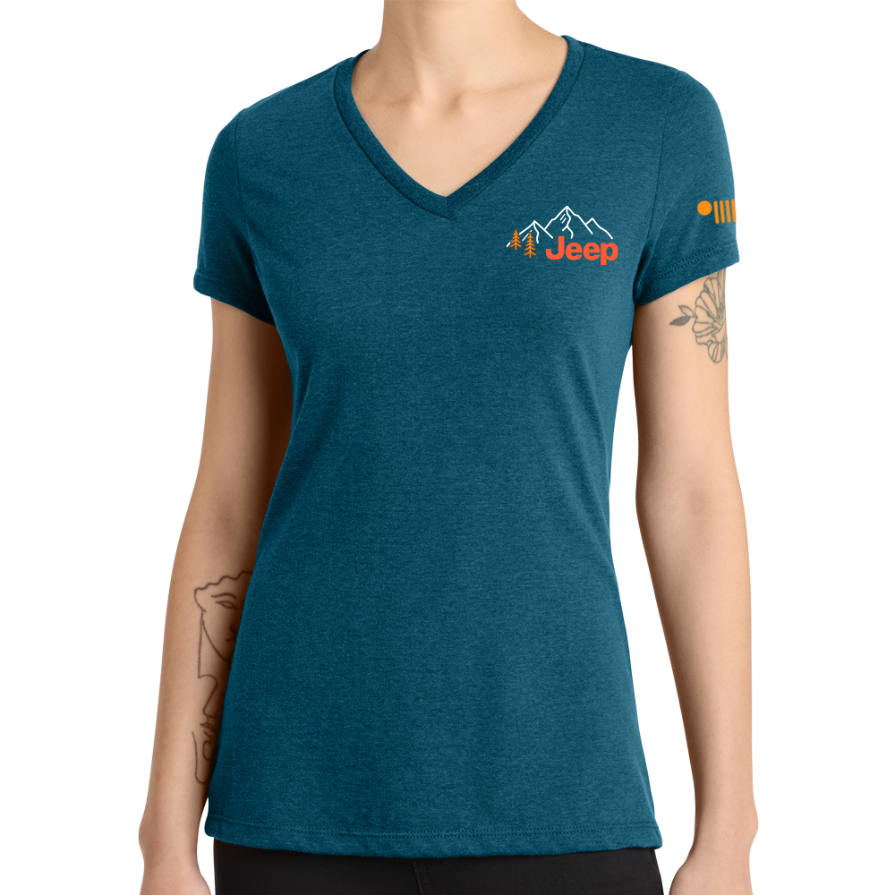 Ladies Jeep® V-Neck Explore The Outdoors