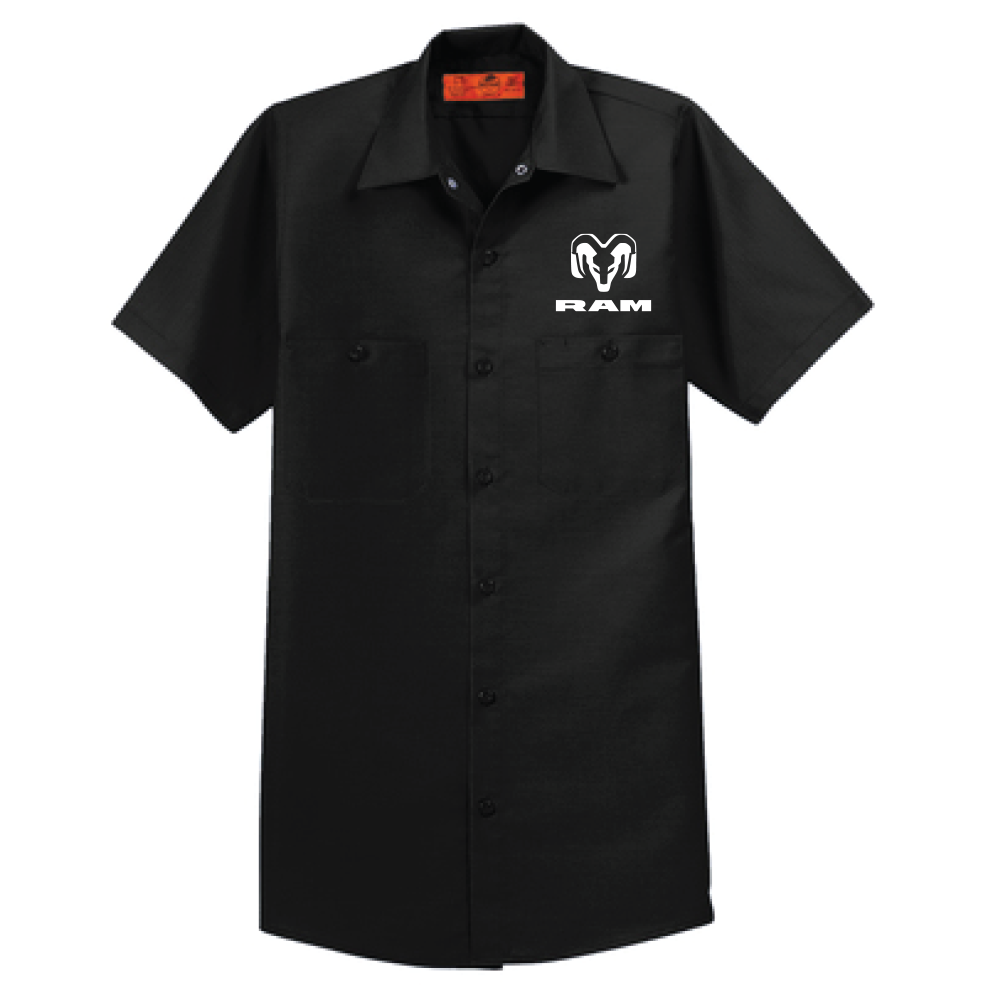 Mens Ram Mechanic Shirt - Black