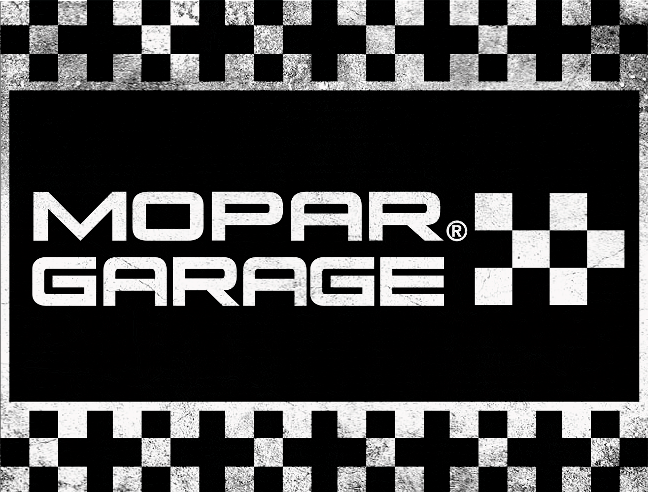 Metal Sign - Mopar Garage